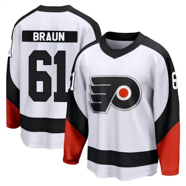 White Youth Justin Braun Breakaway Philadelphia Flyers Special Edition 2.0 Jersey