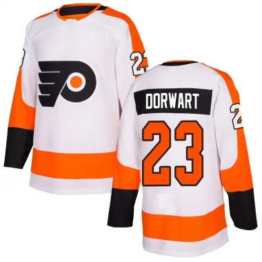 White Youth Karsen Dorwart Authentic Philadelphia Flyers Jersey