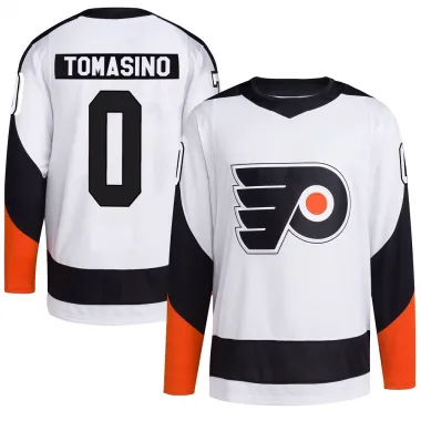 White Youth Philip Tomasino Authentic Philadelphia Flyers Reverse Retro 2.0 Jersey