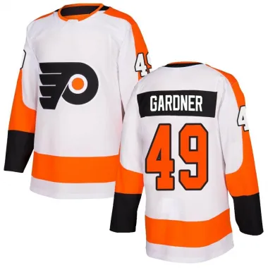 White Youth Rhett Gardner Authentic Philadelphia Flyers Jersey