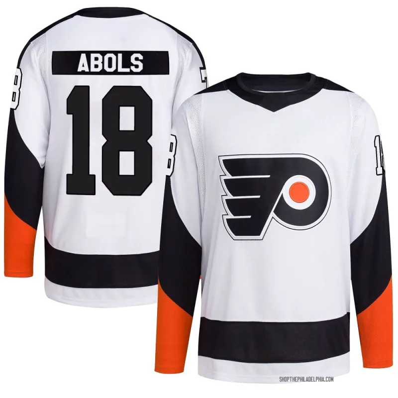 White Youth Rodrigo Abols Authentic Philadelphia Flyers Reverse Retro 2.0 Jersey