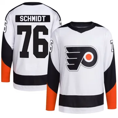 White Youth Roman Schmidt Authentic Philadelphia Flyers Reverse Retro 2.0 Jersey
